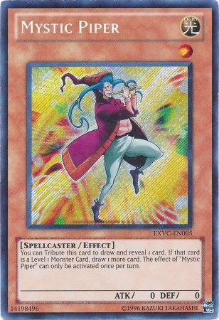 Mystic Piper EXVC EN005 Secret Rare Unlimited Mystic Piper EXVC EN005 Secret Rare Unlimited