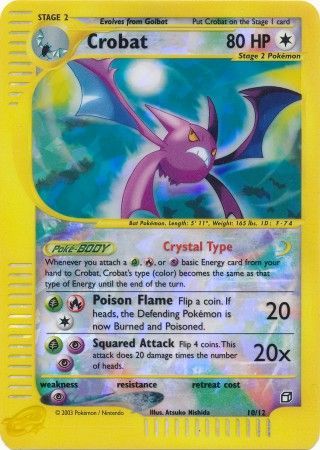 Crobat 10 12 Oversized Shattered Promo Pokemon Oversized Cards Crobat 10 12 Oversized Shattered Promo Pokemon Oversized Cards