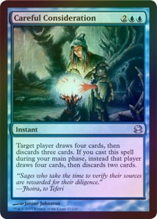 Careful Consideration Foil Modern Masters Foil Singles Careful Consideration Foil Modern Masters Foil Singles