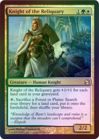 Knight of the Reliquary Foil Modern Masters Foil Singles Knight of the Reliquary Foil Modern Masters Foil Singles