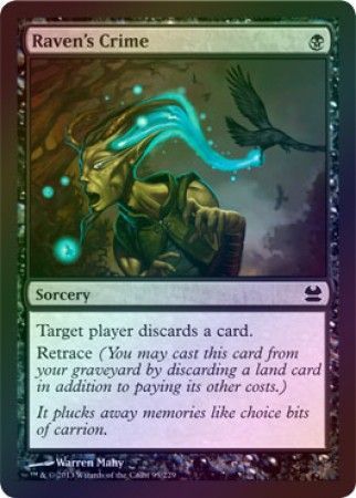 Raven s Crime Foil Modern Masters Foil Singles