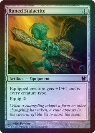Runed Stalactite Foil Runed Stalactite Foil