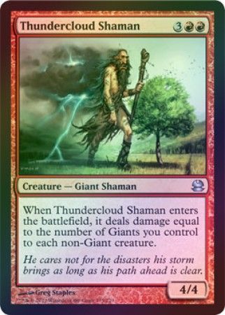 Thundercloud Shaman Foil Thundercloud Shaman Foil