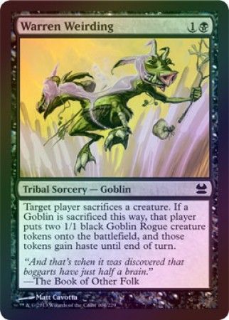 Warren Weirding Foil Modern Masters Foil Singles Warren Weirding Foil Modern Masters Foil Singles