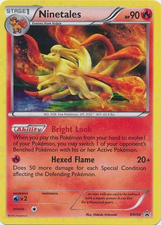 Ninetales BW66 Holo Promo Ninetales BW66 Holo Promo