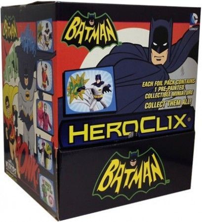 Batman Classic TV Series Gravity Feed Display Box of 24 Packs DC Heroclix 