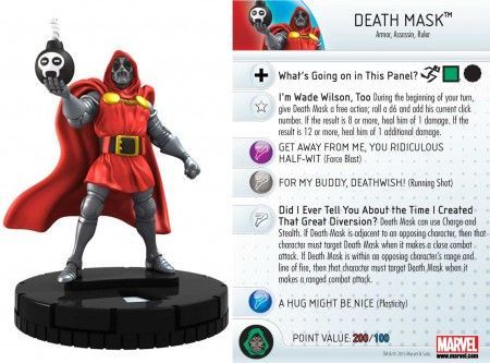 Death Mask M 007 2013 Convention Exclusive Marvel Heroclix Heroclix WizKids Promos Death Mask M 007 2013 Convention Exclusive Marvel Heroclix Heroclix WizKids Promos