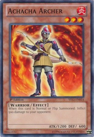 Achacha Archer YS13 EN014 Common 1st Edition Starter Deck Super Starter V for Victory YS13 Achacha Archer YS13 EN014 Common 1st Edition Starter Deck Super Starter V for Victory YS13