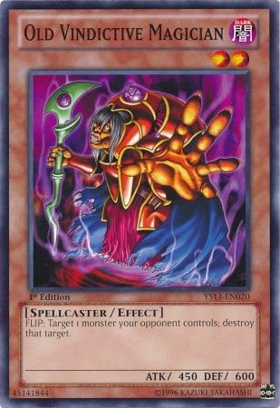 Old Vindictive Magician YS13 EN020 Common 1st Edition Old Vindictive Magician YS13 EN020 Common 1st Edition
