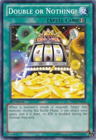 Double or Nothing YS13 EN024 Common 1st Edition Double or Nothing YS13 EN024 Common 1st Edition