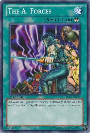 The A Forces YS13 EN028 Common 1st Edition Starter Deck Super Starter V for Victory YS13 The A Forces YS13 EN028 Common 1st Edition Starter Deck Super Starter V for Victory YS13