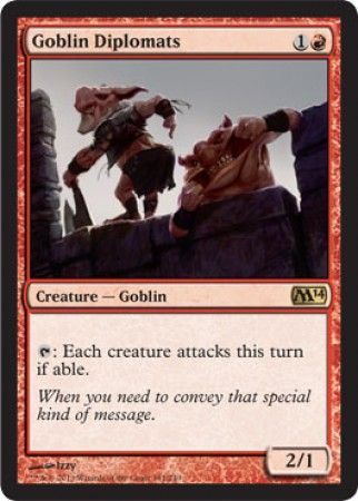 Goblin Diplomats Magic 2014 M14 Singles Goblin Diplomats Magic 2014 M14 Singles