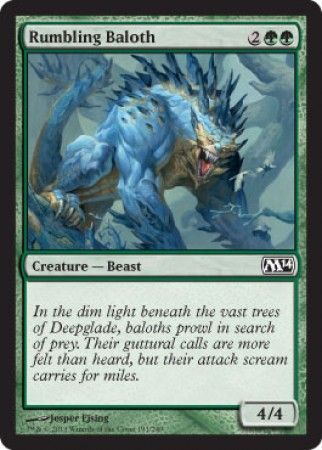 Rumbling Baloth Magic 2014 M14 Singles Rumbling Baloth Magic 2014 M14 Singles