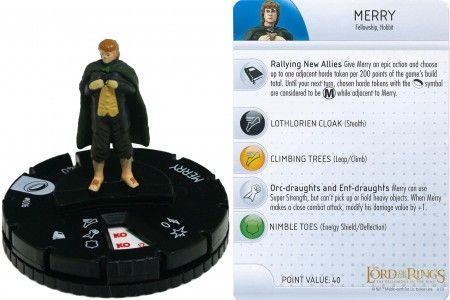 HEROCLIX LOTR Fellowship of the Ring #004 Samwise Gamgee 