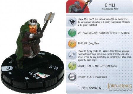 LOTR Heroclix Fellowship of the Ring 006 Merry Common 