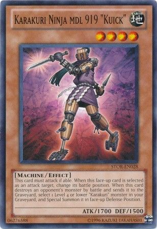 Karakuri Ninja mdl 919 Kuick STOR EN028 Common Unlimited Storm of Ragnarok Unlimited Singles Karakuri Ninja mdl 919 Kuick STOR EN028 Common Unlimited Storm of Ragnarok Unlimited Singles