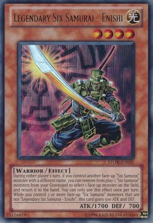 Legendary Six Samurai Enishi STOR EN021 Ultra Rare Unlimited Storm of Ragnarok Unlimited Singles Legendary Six Samurai Enishi STOR EN021 Ultra Rare Unlimited Storm of Ragnarok Unlimited Singles