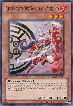Legendary Six Samurai Mizuho STOR EN024 Common Unlimited Legendary Six Samurai Mizuho STOR EN024 Common Unlimited