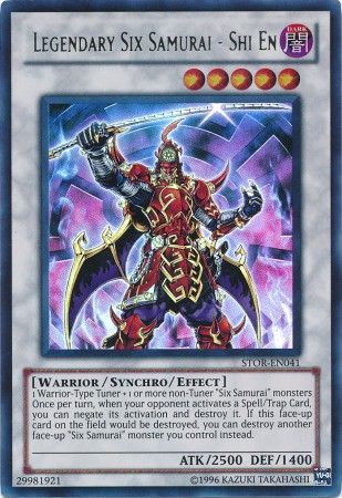 Legendary Six Samurai Shi En STOR EN041 Ultra Rare Unlimited Legendary Six Samurai Shi En STOR EN041 Ultra Rare Unlimited