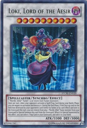 Loki Lord of the Aesir STOR EN039 Ultra Rare Unlimited Storm of Ragnarok Unlimited Singles Loki Lord of the Aesir STOR EN039 Ultra Rare Unlimited Storm of Ragnarok Unlimited Singles