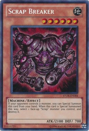 Scrap Breaker STOR EN084 Secret Rare Unlimited Storm of Ragnarok Unlimited Singles Scrap Breaker STOR EN084 Secret Rare Unlimited Storm of Ragnarok Unlimited Singles
