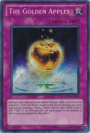 The Golden Apples STOR EN071 Secret Rare Unlimited Storm of Ragnarok Unlimited Singles The Golden Apples STOR EN071 Secret Rare Unlimited Storm of Ragnarok Unlimited Singles