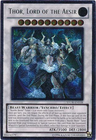 Ultimate Rare Thor Lord of the Aesir STOR EN038 Unlimited Storm of Ragnarok Unlimited Singles Ultimate Rare Thor Lord of the Aesir STOR EN038 Unlimited Storm of Ragnarok Unlimited Singles