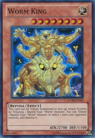 Worm King STOR EN097 Super Rare Unlimited Storm of Ragnarok Unlimited Singles Worm King STOR EN097 Super Rare Unlimited Storm of Ragnarok Unlimited Singles