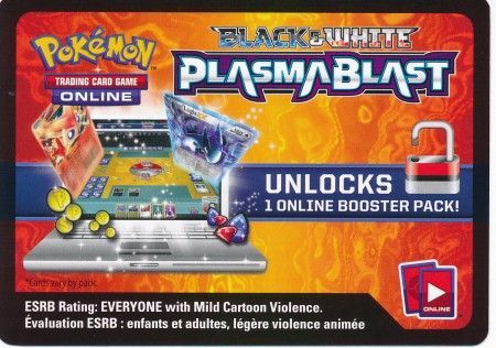 Plasma Blast Unused Booster Pack Code Pokemon Tcgo Pokemon Tcgo Codes Pokemon