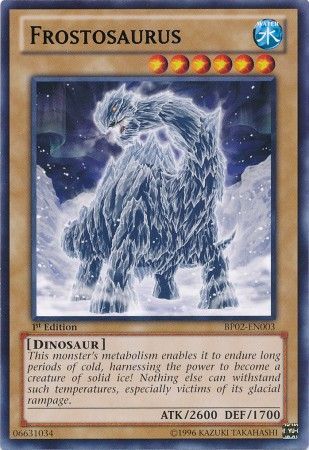 Frostosaurus BP02 EN003 Rare 1st Edition Frostosaurus BP02 EN003 Rare 1st Edition