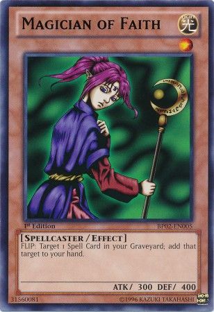 Magician of Faith BP02 EN005 Rare 1st Edition Magician of Faith BP02 EN005 Rare 1st Edition