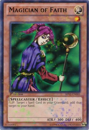 Magician of Faith BP02 EN005 Mosaic Rare 1st Edition Magician of Faith BP02 EN005 Mosaic Rare 1st Edition