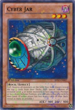 Cyber Jar BP02 EN007 Mosaic Rare 1st Edition Cyber Jar BP02 EN007 Mosaic Rare 1st Edition