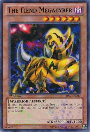 The Fiend Megacyber BP02 EN009 Mosaic Rare 1st Edition The Fiend Megacyber BP02 EN009 Mosaic Rare 1st Edition