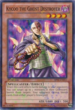 Kycoo the Ghost Destroyer BP02 EN011 Mosaic Rare 1st Edition Kycoo the Ghost Destroyer BP02 EN011 Mosaic Rare 1st Edition