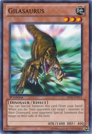 Gilasaurus BP02 EN013 Common 1st Edition Battle Pack 2 War of the Giants 1st Edition Singles Gilasaurus BP02 EN013 Common 1st Edition Battle Pack 2 War of the Giants 1st Edition Singles