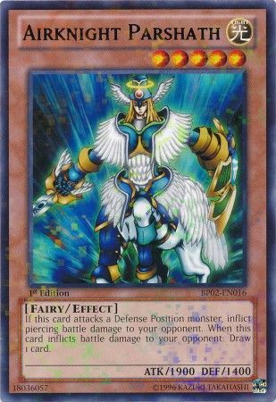 Airknight Parshath BP02 EN016 Mosaic Rare 1st Edition Airknight Parshath BP02 EN016 Mosaic Rare 1st Edition