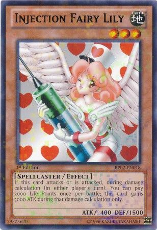 Injection Fairy Lily BP02 EN018 Mosaic Rare 1st Edition Injection Fairy Lily BP02 EN018 Mosaic Rare 1st Edition