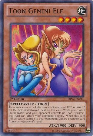 Toon Gemini Elf BP02 EN033 Common 1st Edition Battle Pack 2 War of the Giants 1st Edition Singles Toon Gemini Elf BP02 EN033 Common 1st Edition Battle Pack 2 War of the Giants 1st Edition Singles