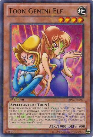 Toon Gemini Elf BP02 EN033 Mosaic Rare 1st Edition Battle Pack 2 War of the Giants Mosaic Rare 1st Edition Singles Toon Gemini Elf BP02 EN033 Mosaic Rare 1st Edition Battle Pack 2 War of the Giants Mosaic Rare 1st Edition Singles