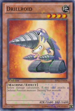 Drillroid BP02 EN038 Mosaic Rare 1st Edition Drillroid BP02 EN038 Mosaic Rare 1st Edition