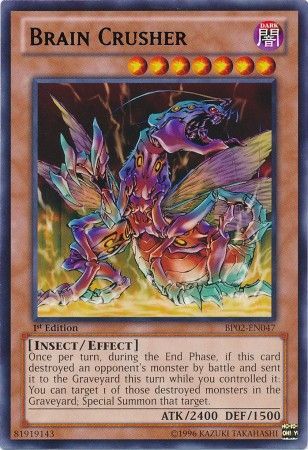 Brain Crusher BP02 EN047 Rare 1st Edition Brain Crusher BP02 EN047 Rare 1st Edition