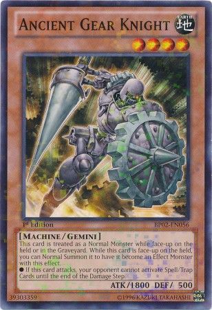 Ancient Gear Knight BP02 EN056 Mosaic Rare 1st Edition Ancient Gear Knight BP02 EN056 Mosaic Rare 1st Edition