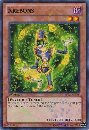 Krebons BP02 EN068 Mosaic Rare 1st Edition Krebons BP02 EN068 Mosaic Rare 1st Edition