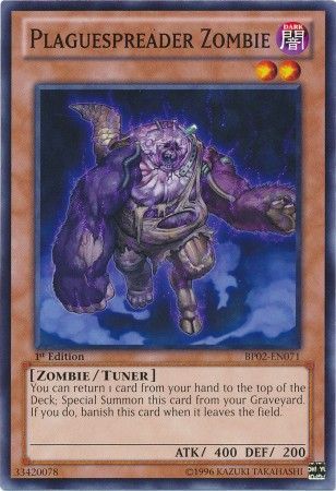 Plaguespreader Zombie BP02 EN071 Common 1st Edition Plaguespreader Zombie BP02 EN071 Common 1st Edition