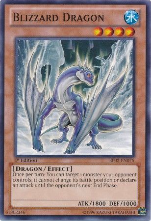 Blizzard Dragon BP02 EN075 Common 1st Edition Battle Pack 2 War of the Giants 1st Edition Singles Blizzard Dragon BP02 EN075 Common 1st Edition Battle Pack 2 War of the Giants 1st Edition Singles