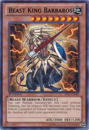Beast King Barbaros BP02 EN080 Rare 1st Edition Battle Pack 2 War of the Giants 1st Edition Singles Beast King Barbaros BP02 EN080 Rare 1st Edition Battle Pack 2 War of the Giants 1st Edition Singles