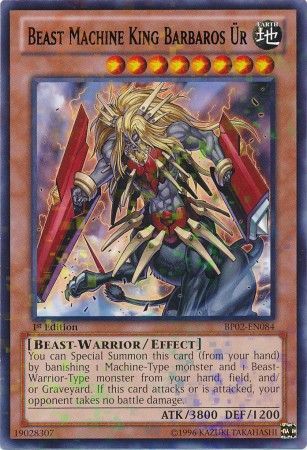 Beast Machine King Barbaros Ur BP02 EN084 Mosaic Rare 1st Edition Beast Machine King Barbaros Ur BP02 EN084 Mosaic Rare 1st Edition