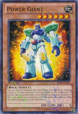 Power Giant BP02 EN091 Mosaic Rare 1st Edition Power Giant BP02 EN091 Mosaic Rare 1st Edition