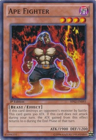Ape Fighter BP02 EN093 Common 1st Edition Ape Fighter BP02 EN093 Common 1st Edition
